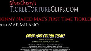 Silver Cherry – Skinny Naked Mae’s First Time Tickled