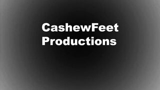 CashewFeet – Mummified in black PVC for tickle torture