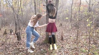 Slave Show – Bitch Tightly Bound In The Forest