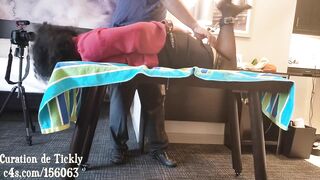 Curation De Tickly – TeeTee’s First Ever Hogtied Tickling Ordeal – Multi Angle