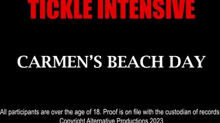 Tickle Intensive – Carmen Valentina’s Beach Day